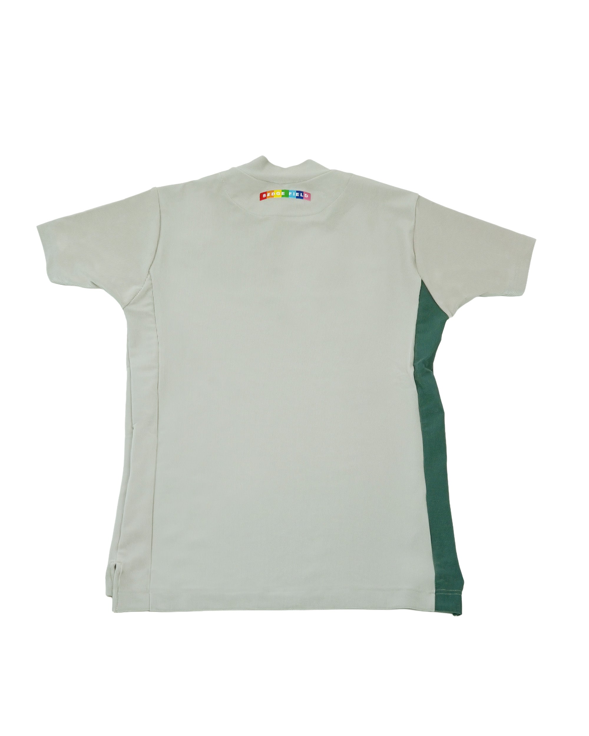 【SF002】コードピケ S/S モックネックTシャツ