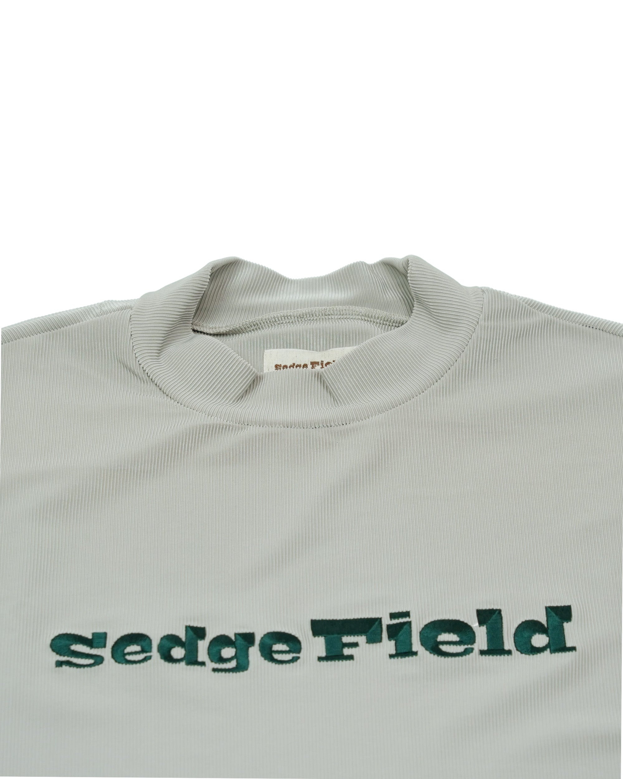 【SF002】コードピケ S/S モックネックTシャツ