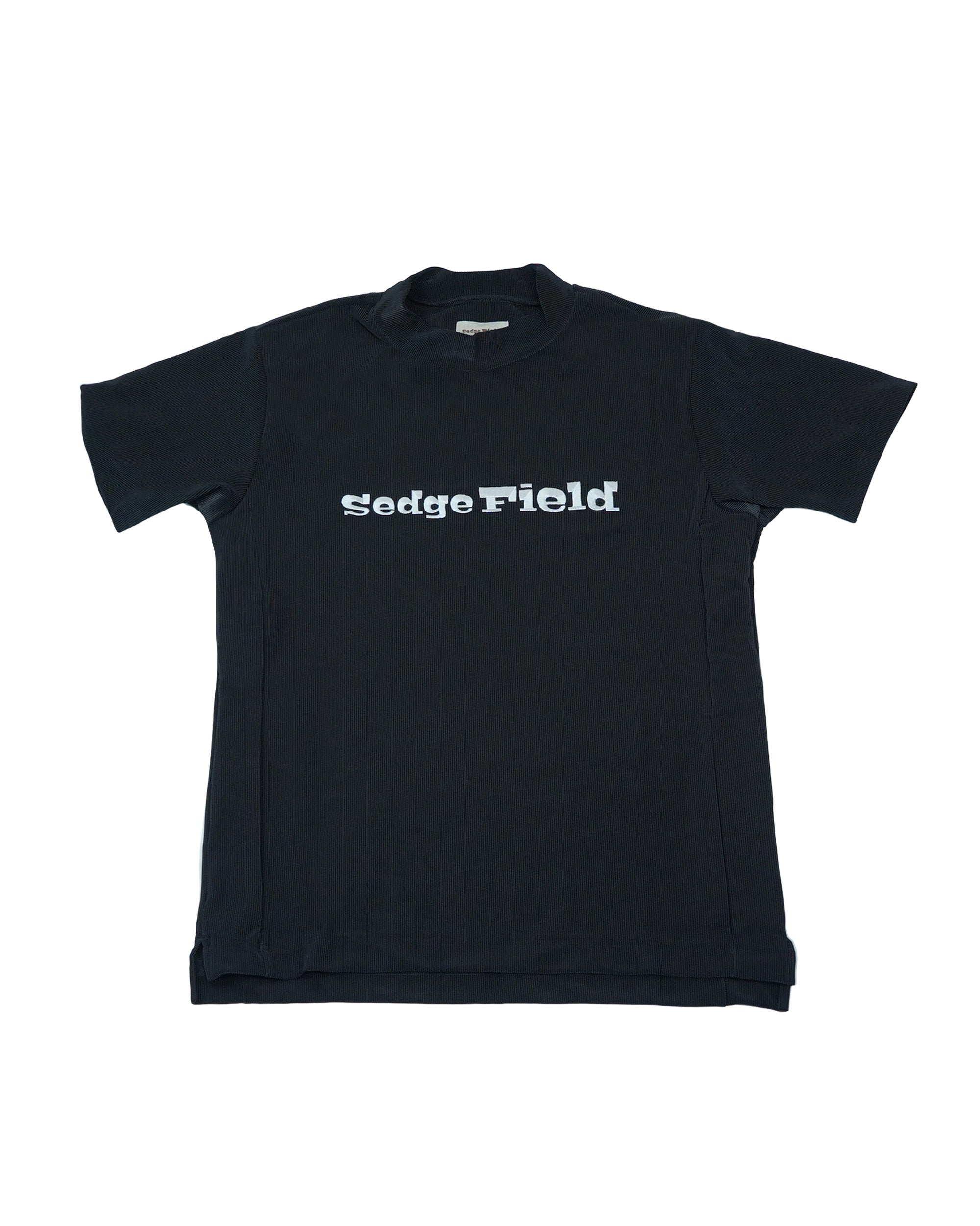 【SF002】コードピケ S/S モックネックTシャツ
