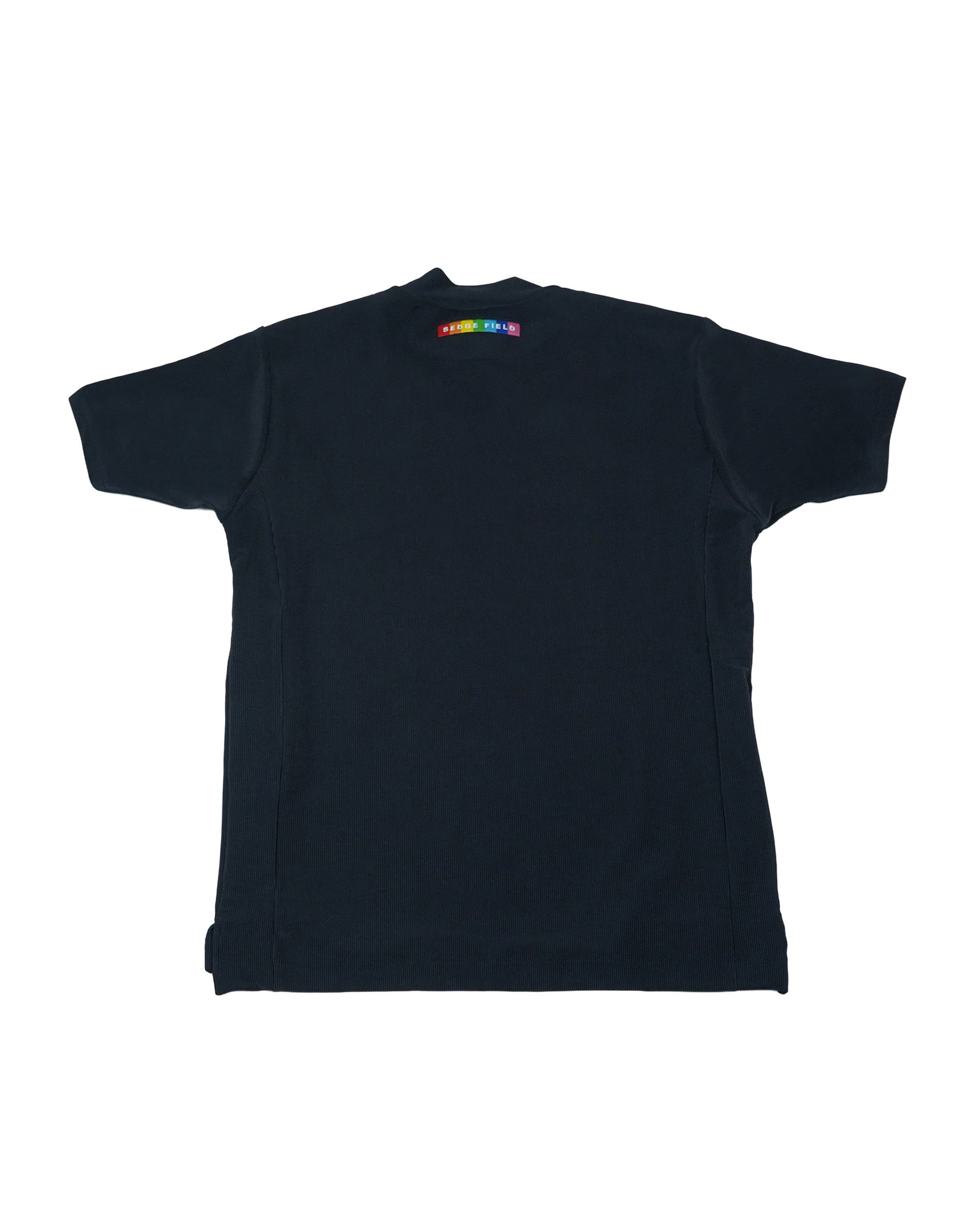 【SF002】コードピケ S/S モックネックTシャツ