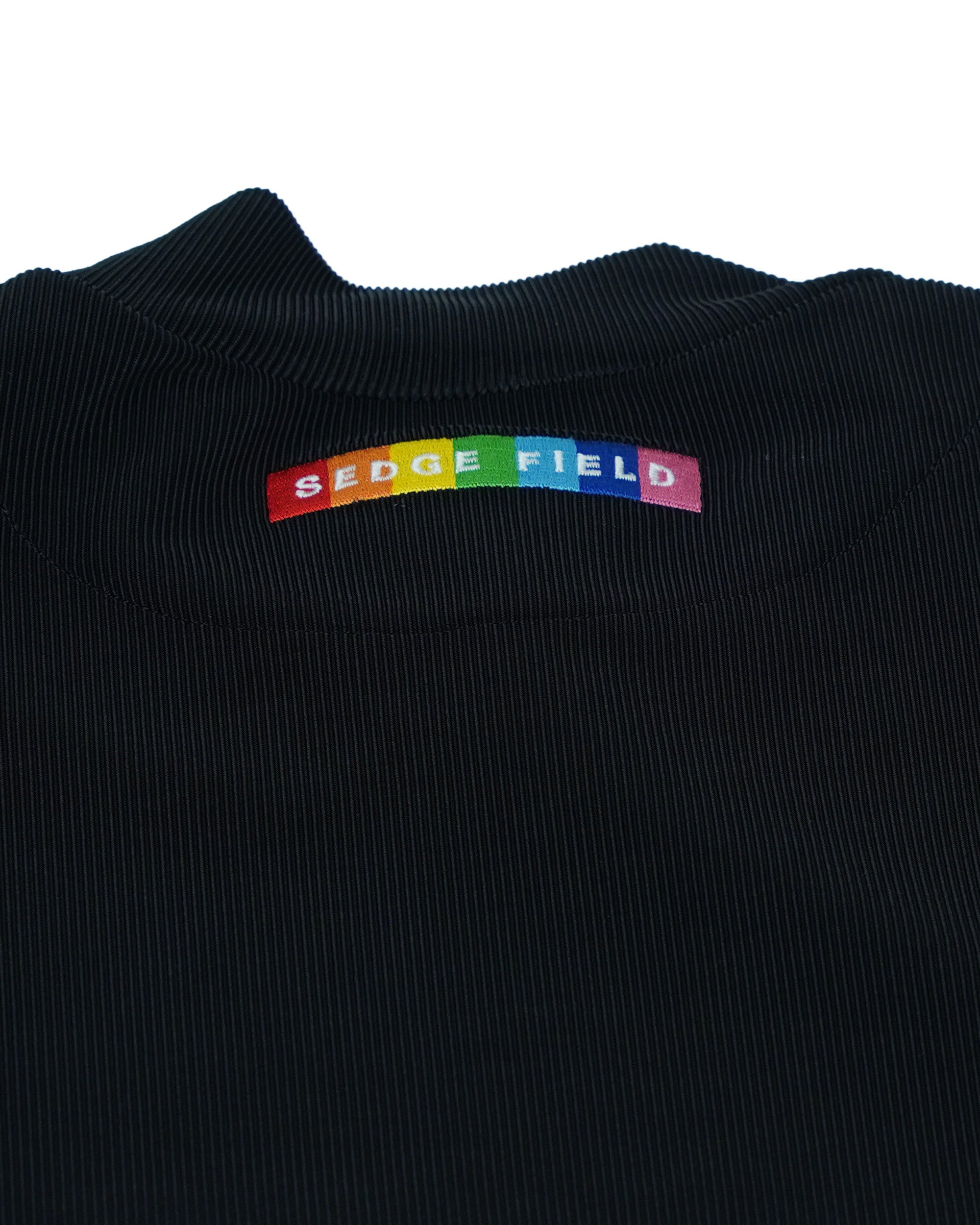 【SF002】コードピケ S/S モックネックTシャツ