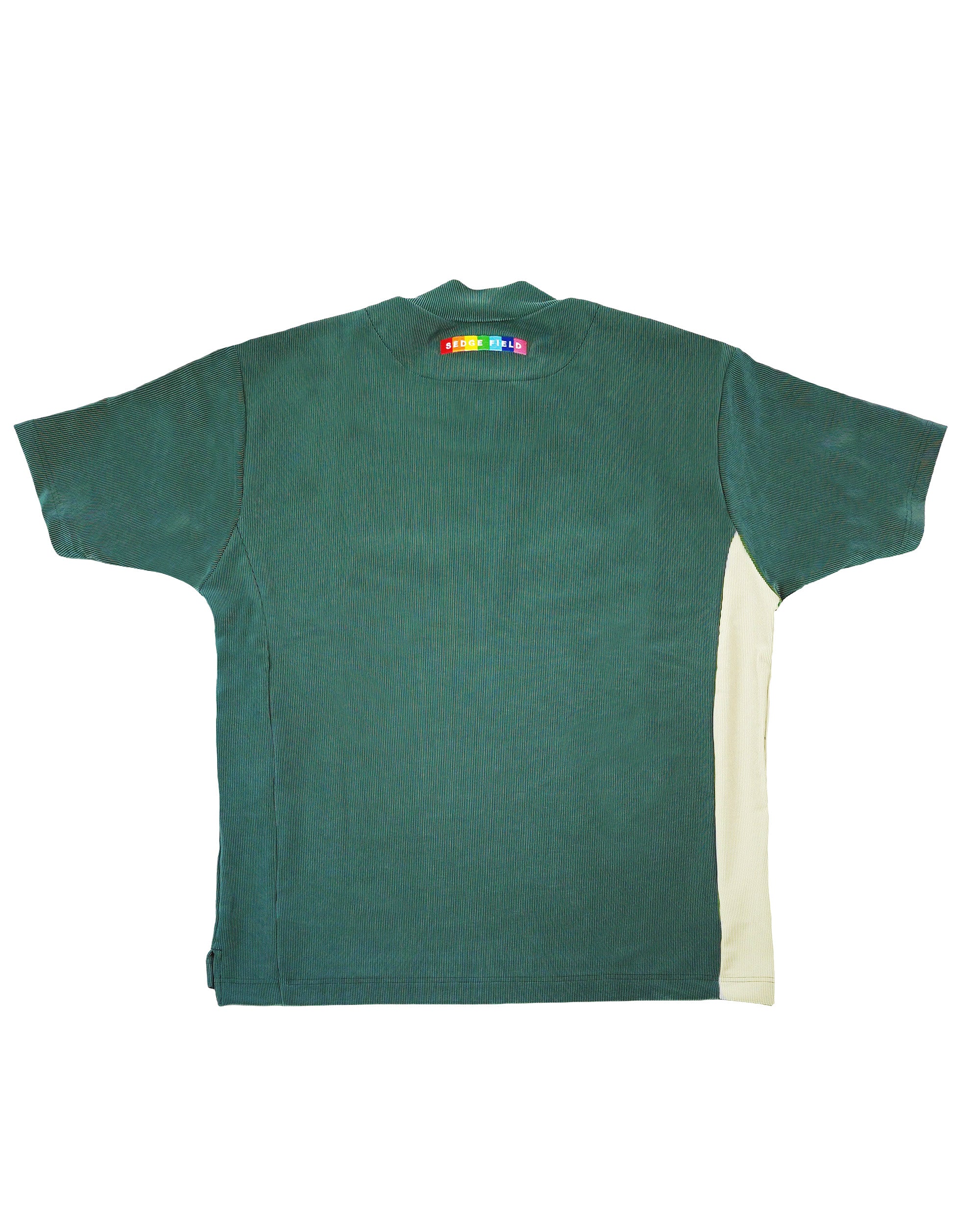 【SF002】コードピケ S/S モックネックTシャツ