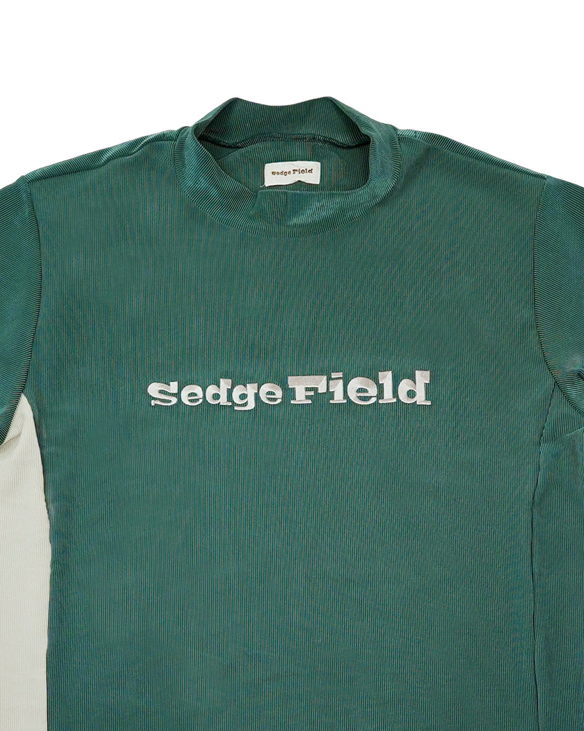 【SF002】コードピケ S/S モックネックTシャツ