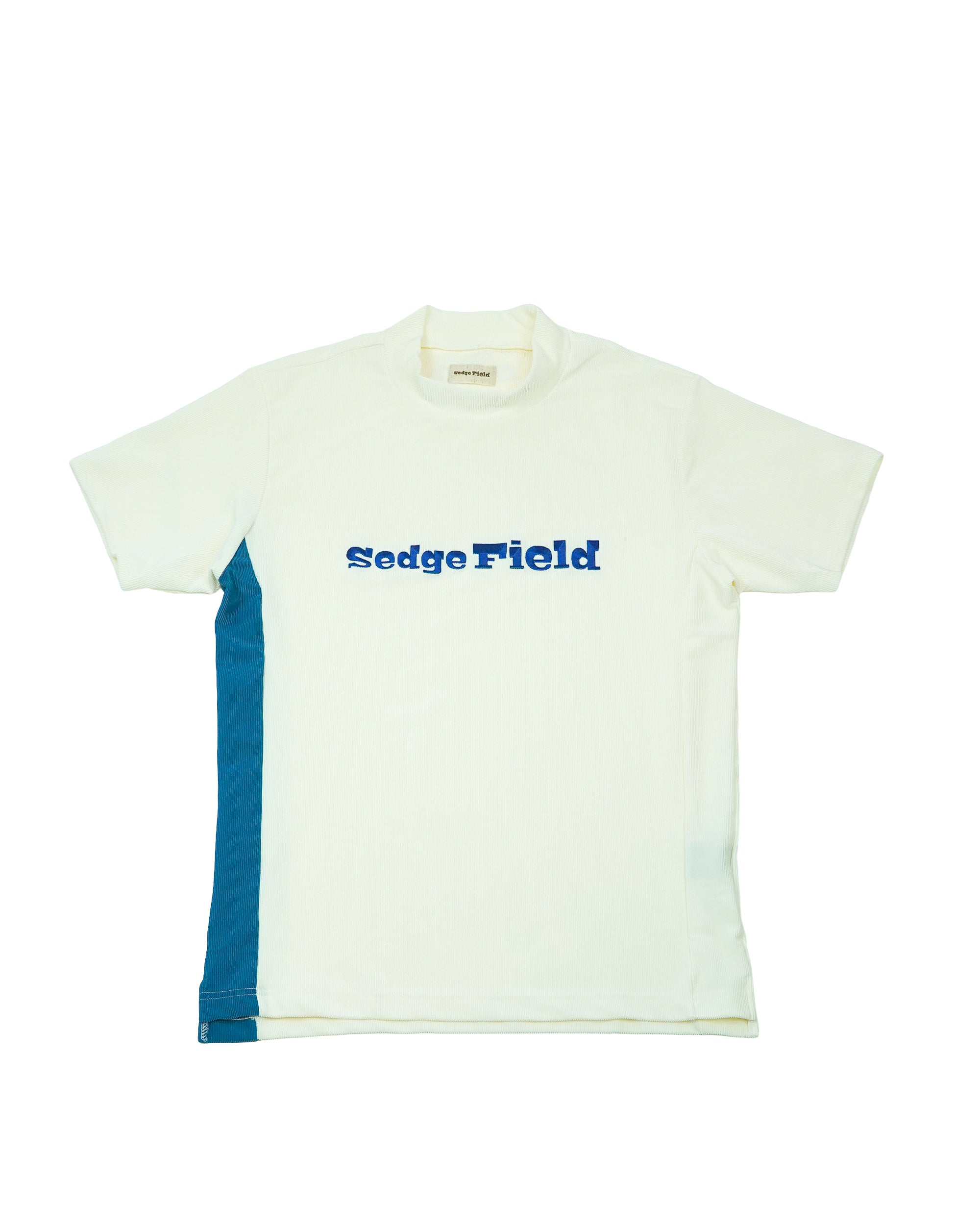 【SF021】コードピケ S/S モックネックTシャツ