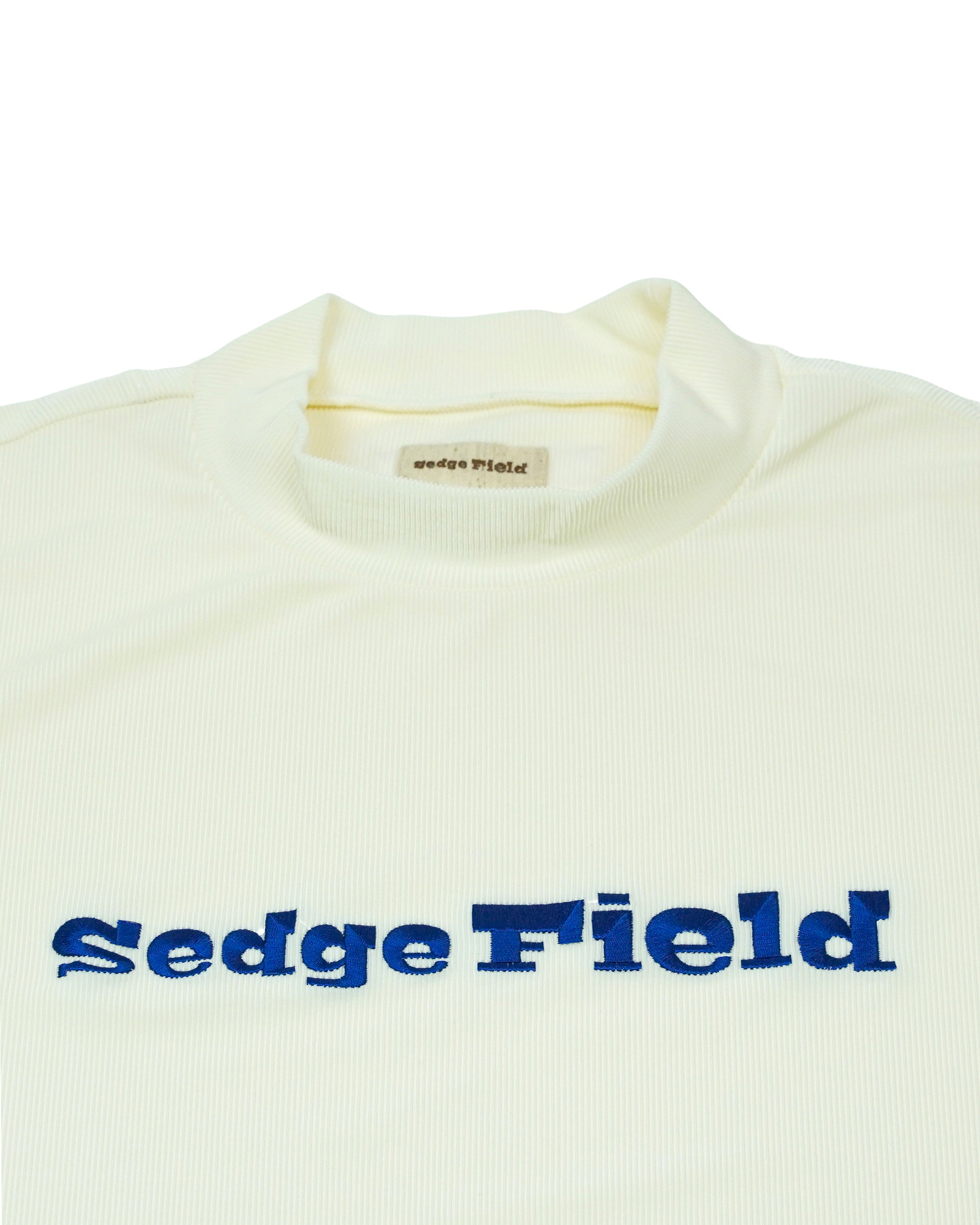 【SF021】コードピケ S/S モックネックTシャツ