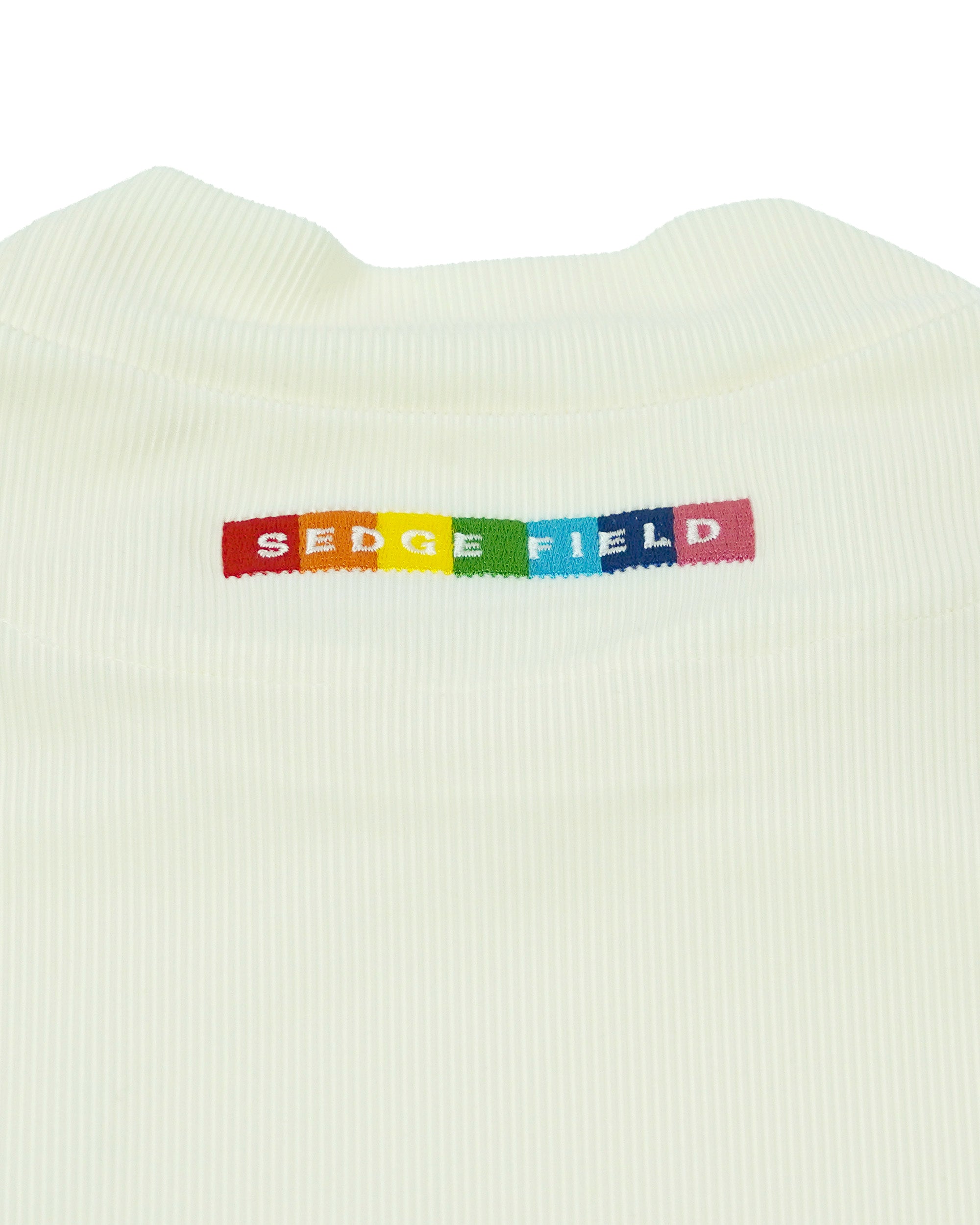 【SF021】コードピケ S/S モックネックTシャツ