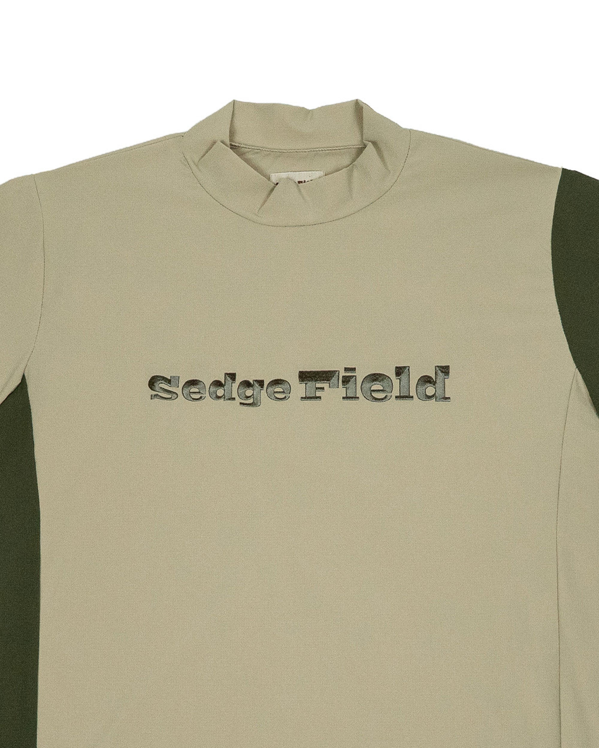 【SF024】ドットメッシュ S/S モックネックシャツ